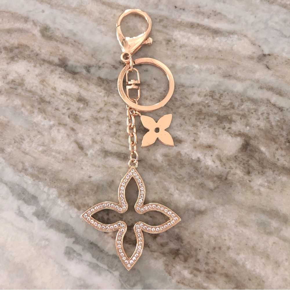 Flower Bloom Key Ring or Bag Charm